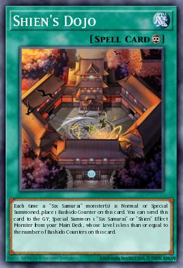 Dojo de Shien — Samurai Warlords Structure Deck EN032