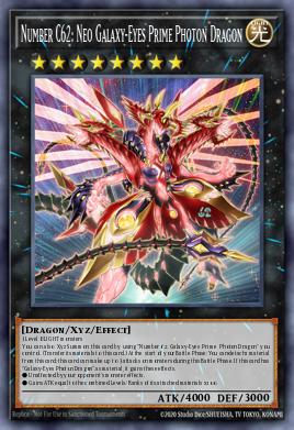 Number C62: Neo Galaxy-Eyes Prime Photon Dragon — Photon Hypernova EN043