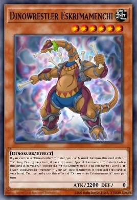 Dinolutador Escrimamenchi — Dark Neostorm Special Edition EN006