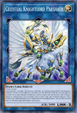 Senhor Cavaleiro Celeste Parshath — Duel Overload EN002