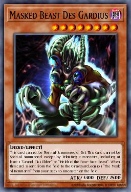 Demnio Mascarado Des Gardius — 25th Anniversary Ultimate Kaiba Set EN023
