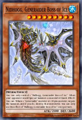 Nidhogg, Chefe Generaidor do Gelo — Mystic Fighters EN031