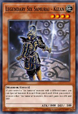Seis Samurai Lendários - Kizan — Samurai Warlords Structure Deck EN016