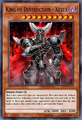 Xexex - Rei da Destruição — Yu-Gi-Oh! World Championship 2005 prize cards EN501