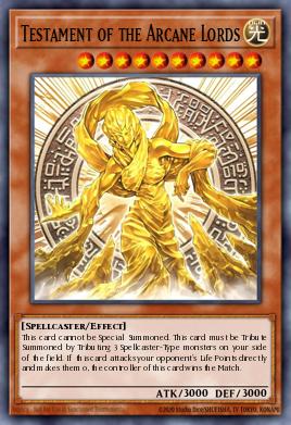 Testamento dos Senhores Arcane — Yu-Gi-Oh! World Championship 2007 prize cards EN601