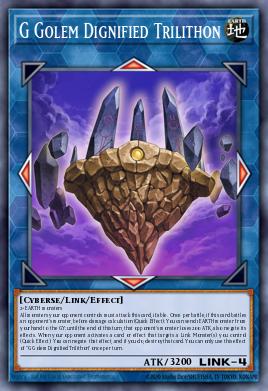 G Golem Dignified Trilithon — Battles of Legend: Crystal Revenge EN045