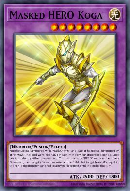 Koga, o HERÓI Mascarado — HERO Strike Structure Deck EN042