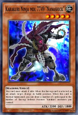Karakuri Ninja mdl 7749 "Nanashick" — Extreme Victory Sneak Peek Participation Card EN031