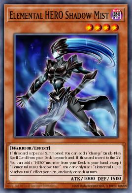 Elemental HERO Shadow Mist — HERO Strike Structure Deck EN001