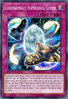 Cronomalia Glifo Esperanza — Dawn of Majesty Premiere! promotional card EN075