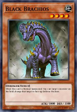 Braquio Negro — Dinosmasher's Fury Structure Deck EN010
