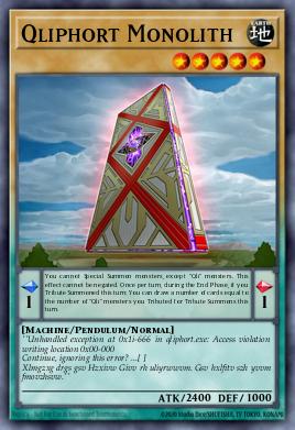 Qliphort Monolito — Pendulum Evolution EN058