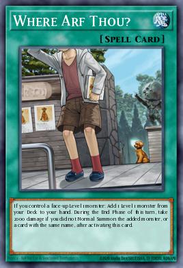 Onde Estarás Tu? — Structure Deck: Freezing Chains EN034