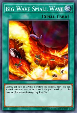Onda Pequena da Onda Grande — Structure Deck: Fury from the Deep EN025