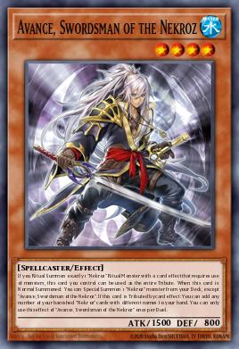 Avance, Swordsman of the Nekroz — Battles of Legend: Monster Mayhem EN024