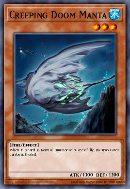 Manta da Maldição Rastejante — Structure Deck: Fury from the Deep EN014