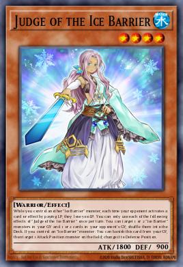 Juíza da Barreira de Gelo — Lightning Overdrive Premiere! promotional card EN020