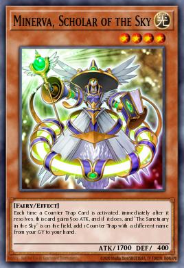 Minerva, a Estudiosa dos Céus — Structure Deck: Wave of Light EN002