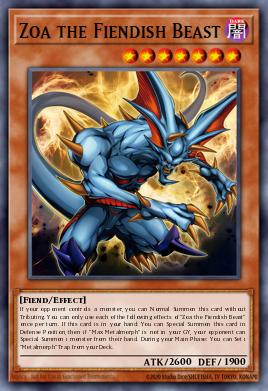 Zoa the Fiendish Beast — Rage of the Abyss EN007