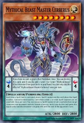Besta Mítica Mestre Cérbero — 2018 Mega-Tin Mega Pack EN185