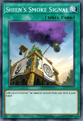 Sinal de Fumaça de Shien — Samurai Warlords Structure Deck EN030