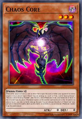 Núcleo do Caos — Structure Deck: Sacred Beasts EN002