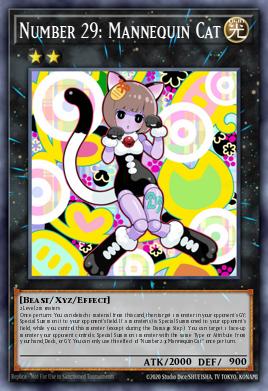 Número 29: Gato Manequim — OTS Tournament Pack 21 EN009
