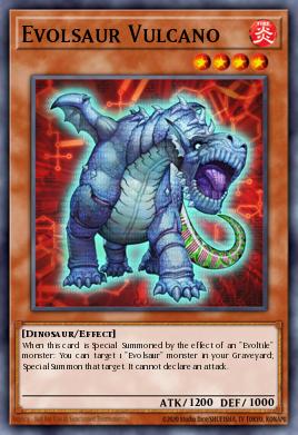 Evolsaur Vulcano — Photon Shockwave Sneak Peek Participation Card EN019
