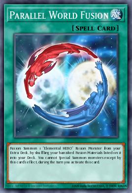 Fusão do Mundo Paralelo — HERO Strike Structure Deck EN025