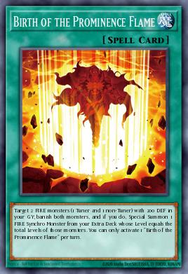 Nascimento da Chama Proeminente — Lightning Overdrive Premiere! promotional card EN063