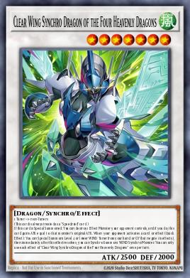 Clear Wing Synchro Dragon of the Four Heavenly Dragons — Magnificent Maestros EN014