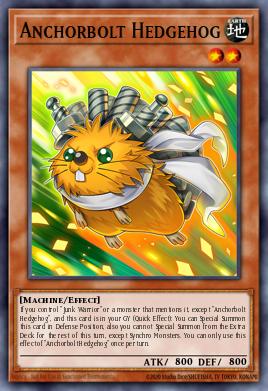 Anchorbolt Hedgehog — Legendary 5D's Decks ENY02