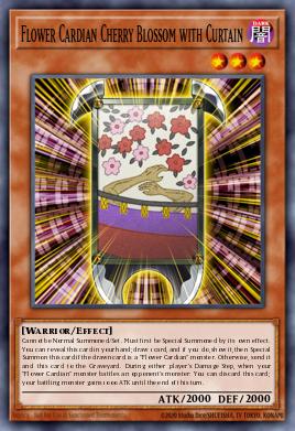 Flor Cardian de Cerejeira com Cortina — Raging Tempest: Special Edition EN012
