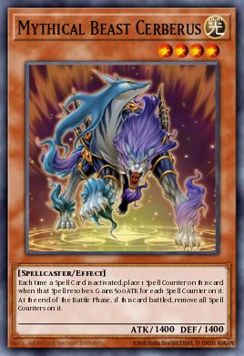 Besta Mítica Cérbero — Spellcaster's Command Structure Deck: Special Edition EN015