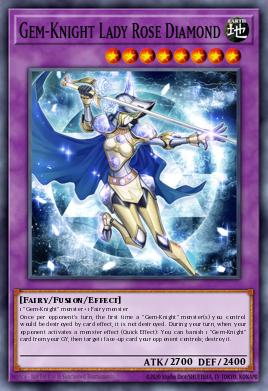 Dama Cavaleiro-Gema Diamante Rosa — Power of the Elements EN044