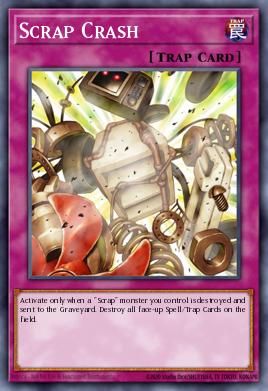 Scrap Crash — Starstrike Blast Sneak Peek Participation Card EN073