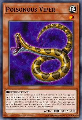 Poisonous Viper — Battles of Legend: Glorious Gallery EN030