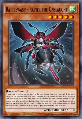 Battlewasp - Rapier the Onslaught — Rage of the Abyss EN009