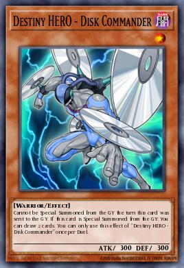 HERÓI do Destino - Comandante dos Discos — Legendary Hero Decks ENA08