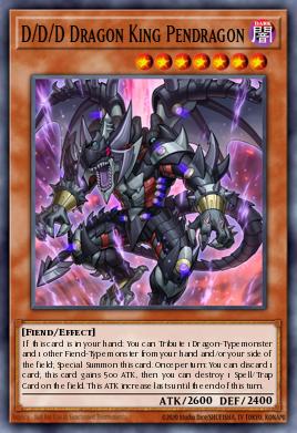D/D/D Pendragon, o Rei dos Dragões — Saber Force Starter Deck END00