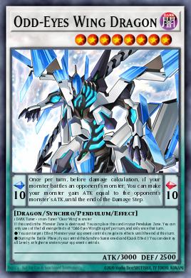 Dragão Alado de Olhos Anômalos — Dimension Force EN098