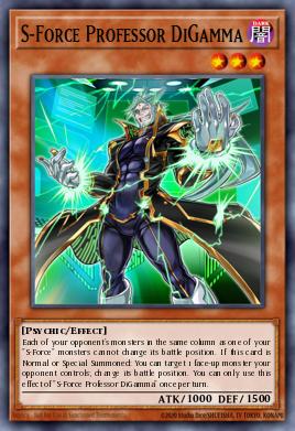 Força-S Professor DiGama — Blazing Vortex Premiere! promotional card EN012
