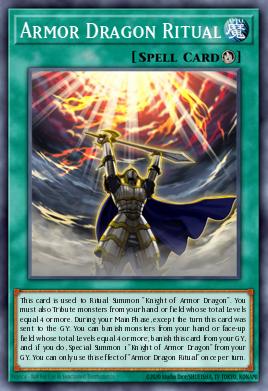 Ritual do Dragão Blindagem — Blazing Vortex Premiere! promotional card EN064