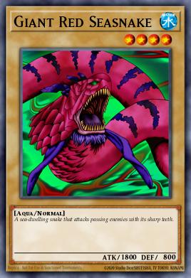 Cobra d'Água Vermelha Gigante — Tournament Pack: 2nd Season 003