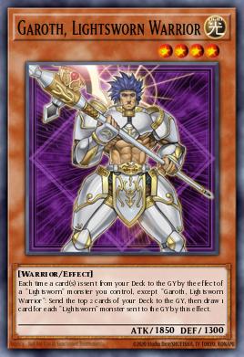 Garoth, o Guerreiro Luminoso — Realm of Light Structure Deck EN009