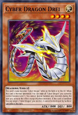 Dragão Cibernético Drei — Legendary Duelists: White Dragon Abyss EN020