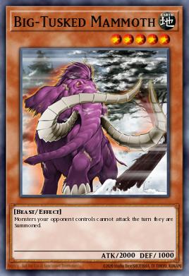 Mamute com Grandes Presas — Flaming Eternity EN015
