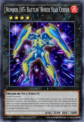 Número 105: Boxeador Obstinado Estrela Cestus — 2014 Mega-Tin Mega Pack EN028