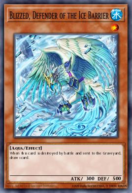 Blizzed, o Defensor da Barreira de Gelo — Structure Deck: Freezing Chains EN006