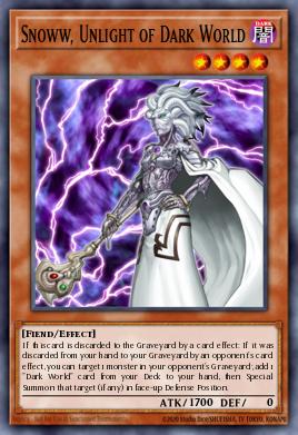 Snoww, Sem Luz do Mundo Negro — Structure Deck: Dark World EN044